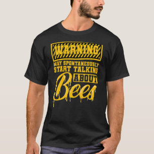 養蜂家ハチ警告蜂蜜の話 Tシャツ