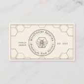 養蜂家ハニーカスタマーロイヤリティカードアイボリー ロイヤリティカード (正面)