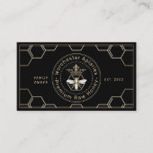 養蜂家ハニーカスタマーロイヤリティカードパンチブラック ロイヤリティカード (正面)