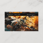 養蜂家ハニーセラービーリングや輪農家カード 名刺 (正面)