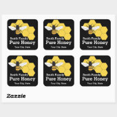 養蜂家ハニービーファームスタンドSqラベル スクエアシール (シート)