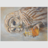 養蜂家フクロウの切り離 薄葉紙 (正面)