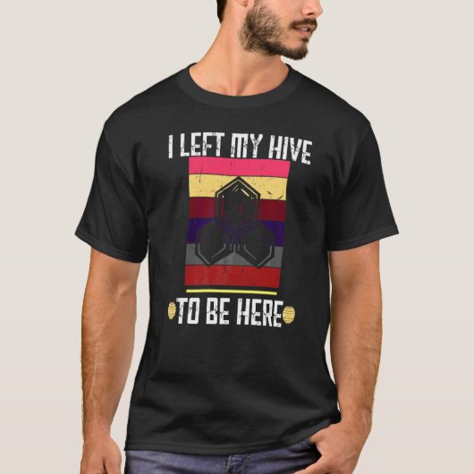 養蜂家ミツバチ養蜂蜜 Tシャツ (正面)