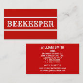 養蜂家名刺 名刺 (正面/裏面)