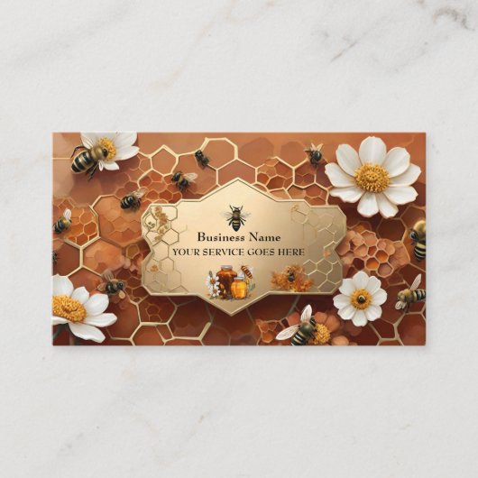 養蜂家名刺 名刺 (正面)