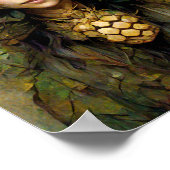 養蜂家妖精ファンタジーアートポスター ポスター (角)