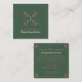 養蜂家蜂グリーンハニカムファーム養蜂場 スクエア名刺 (正面/裏面)