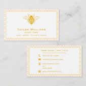 養蜂家養蜂家ハニービーファーム農家養蜂場 名刺 (正面/裏面)