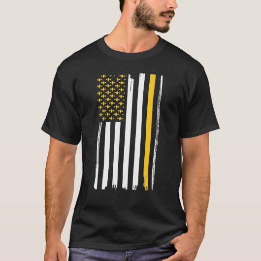 養蜂家 アメリカ国旗 養蜂家ギフト_3 Tシャツ (正面)