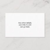 養蜂家 名刺 (裏面)