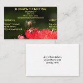 養蜂家 名刺 (正面/裏面)