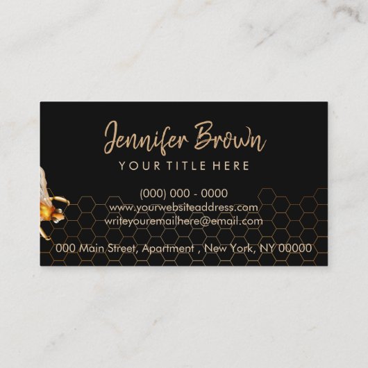 養蜂家 名刺 (裏面)