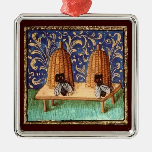 養蜂家、養蜂家 メタルオーナメント (正面)