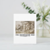 養蜂家(1568年)ピエーター・ブルゲル長老 ポストカード (スタンド正面)