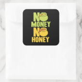 養蜂家No Money蜂蜜 スクエアシール (バッグ)