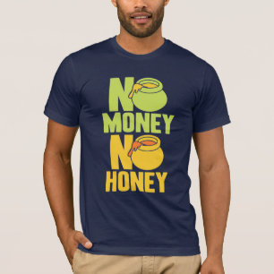 養蜂家No Money蜂蜜 Tシャツ