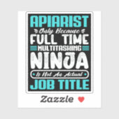 養蜂専門職の養蜂家 シール (シート)