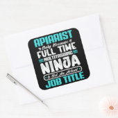 養蜂専門職の養蜂家 スクエアシール (封筒)