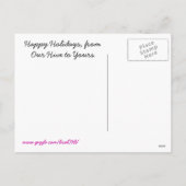 養蜂師のホリデー ポストカード (裏面)