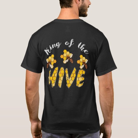 養蜂王の巣蜂 Tシャツ (裏面)