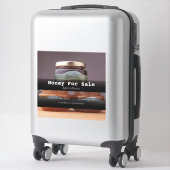 養蜂用ハチミツカスタムカットのビニールシール シール (スーツケース)