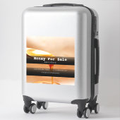 養蜂用ハチミツカスタムカットのビニールシール シール (スーツケース)