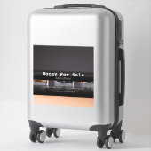 養蜂用ハチミツカスタムカットのビニールシール シール (スーツケース)