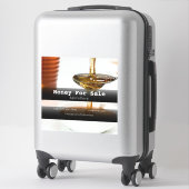 養蜂用ハチミツカスタムカットのビニールシール シール (スーツケース)