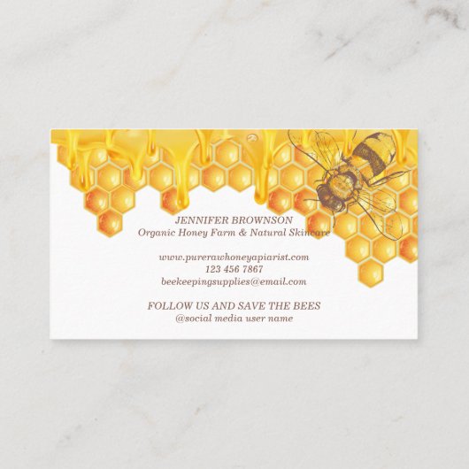 養蜂養蜂養蜂場 名刺 (裏面)