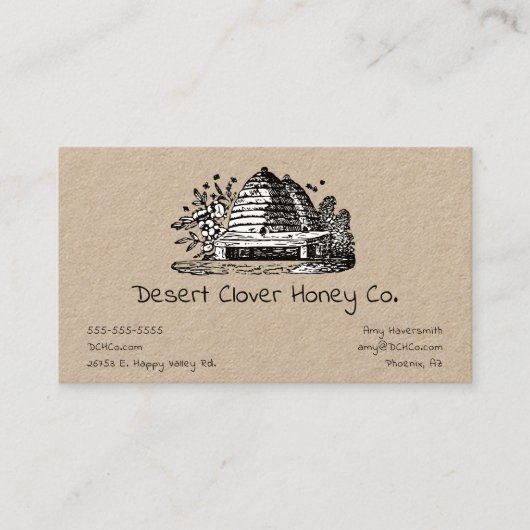 養蜂養蜂養蜂蜜 名刺 (正面)