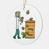 養蜂 セラミックオーナメント (左)