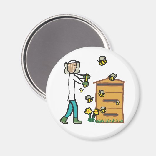養蜂 マグネット (正面/裏面)