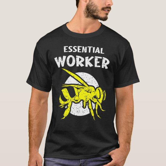 養蜂 環境 ハチミツ 養蜂家 蜜蜂 環境 Tシャツ (正面)