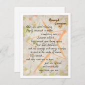 養護者サンキューカード シーズンカード (正面/裏面)