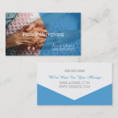 養護者ナース看護保健気に 名刺 (正面/裏面)