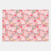 養豚動物フローラ素朴誕生会 ラッピングペーパーシート (正面3)