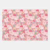 養豚動物フローラ素朴誕生会 ラッピングペーパーシート (正面2)
