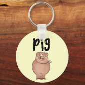 養豚場の動物のTシャツおよびギフト キーホルダー (正面)
