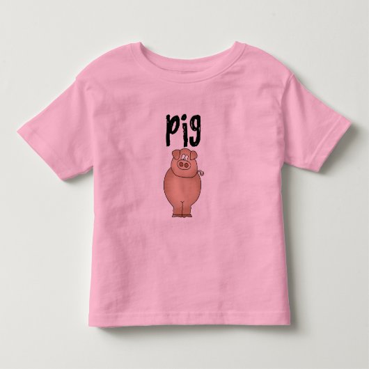 養豚場の動物のTシャツおよびギフト トドラーTシャツ (正面)