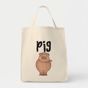養豚場の動物のTシャツおよびギフト トートバッグ
