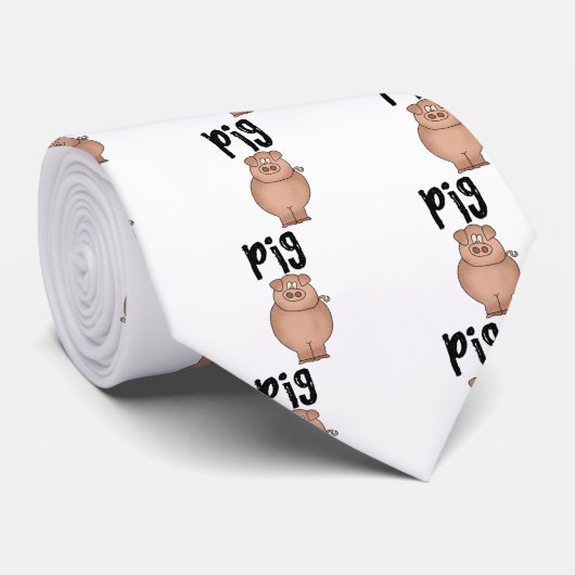 養豚場の動物のTシャツおよびギフト ネクタイ (ロール)
