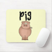 養豚場の動物のTシャツおよびギフト マウスパッド (マウス)