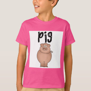 養豚場の動物のTシャツおよびギフト Tシャツ