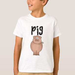 養豚場の動物のTシャツおよびギフト Tシャツ