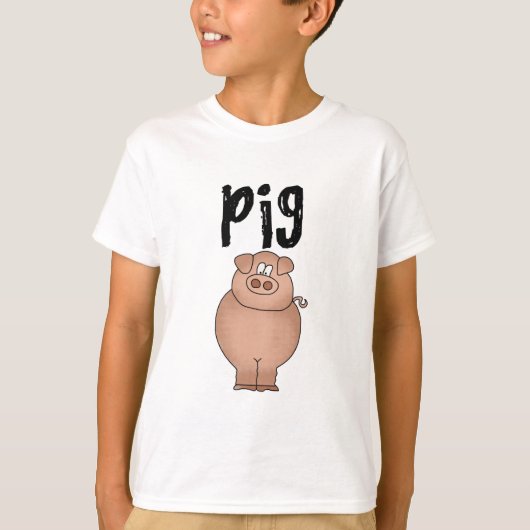 養豚場の動物のTシャツおよびギフト Tシャツ (正面)