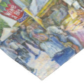 養豚場飛んでいるの角とワイン。 テーブルクロス (アングル)