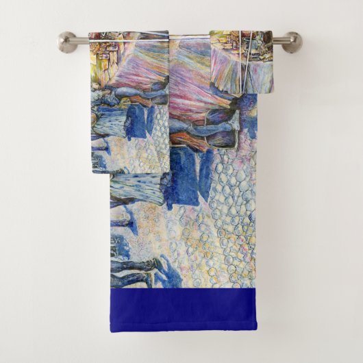 養豚場飛んでいるの角とワイン。 バスタオルセット (インサイチュ)