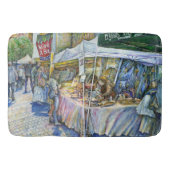 養豚場飛んでいるの角とワイン。 バスマット (正面)