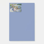 養豚場飛んでいるの角とワイン。 ポストイット (正面)