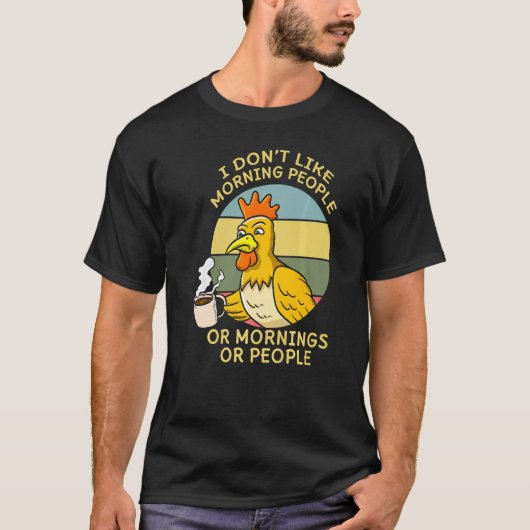 養鶏ライフ ポニーの卵 コーヒー ウィスパラー Tシャツ (正面)